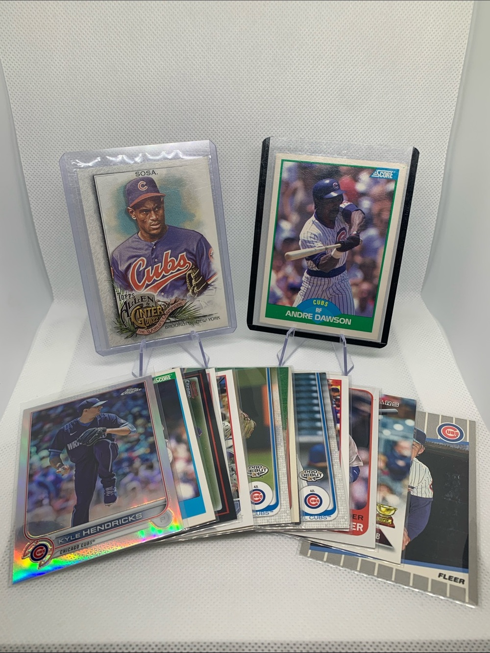 Chicago Cubs MLB Cards Sammy Sosa Andre Dawson Greg Maddux Rookies HOF